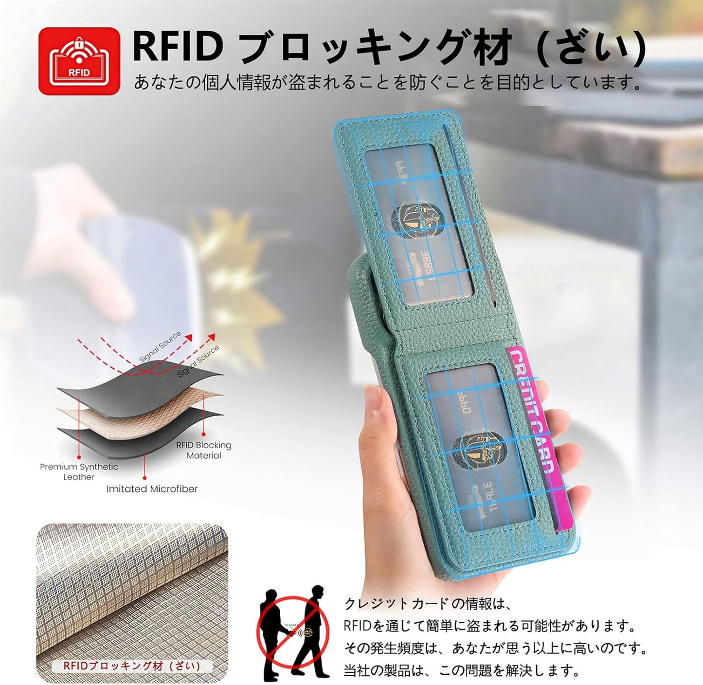 iTape 2 in 1 Wallet Phone Case for Fujitsu arrows We2, Shockproof Ultra-thin Phone Case, RFID Anti-theft Wallet Pink