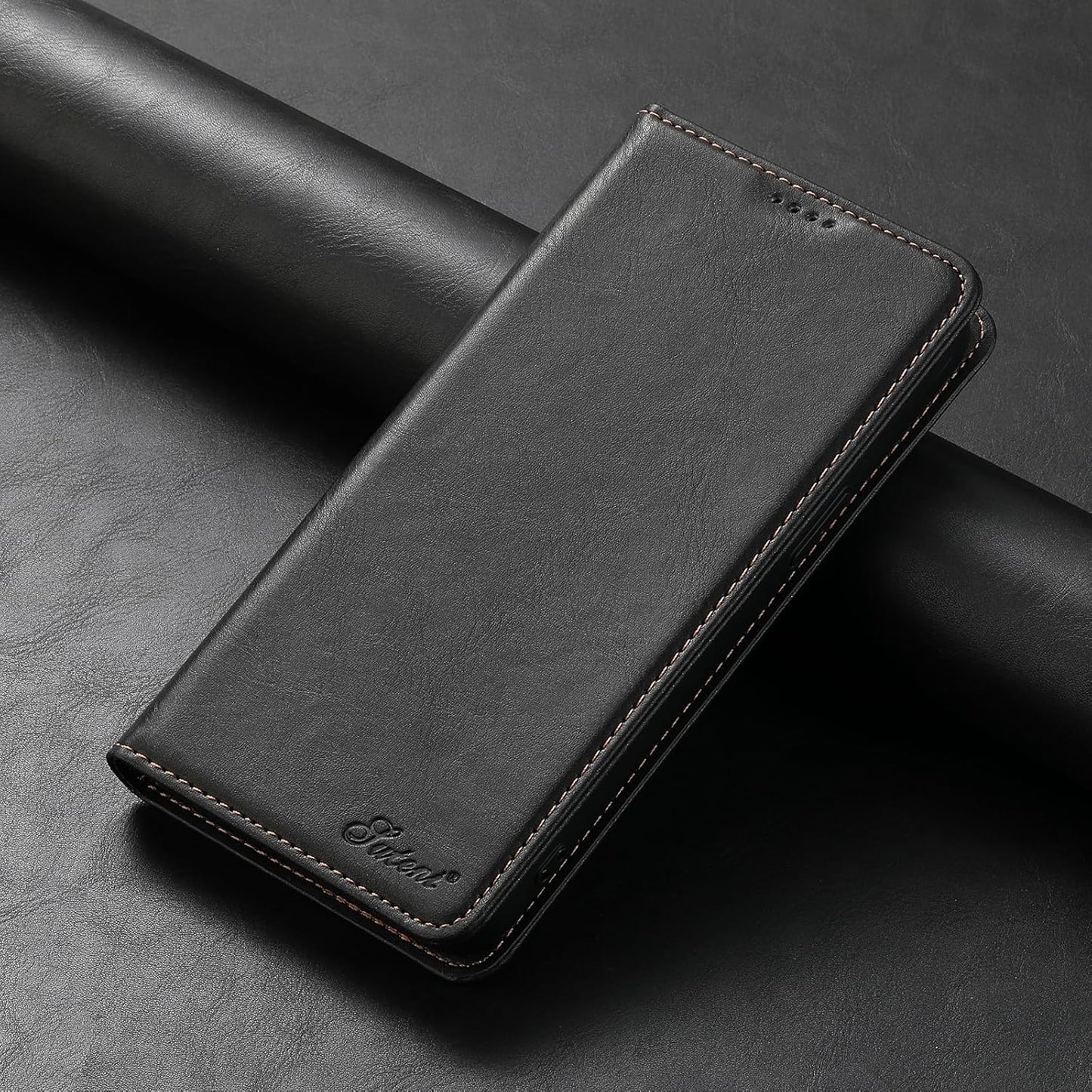 Wallet case for iPhone 13 Pro max, magnetic closure leather case, leather flip folio case holds up shockproof phone case Blue