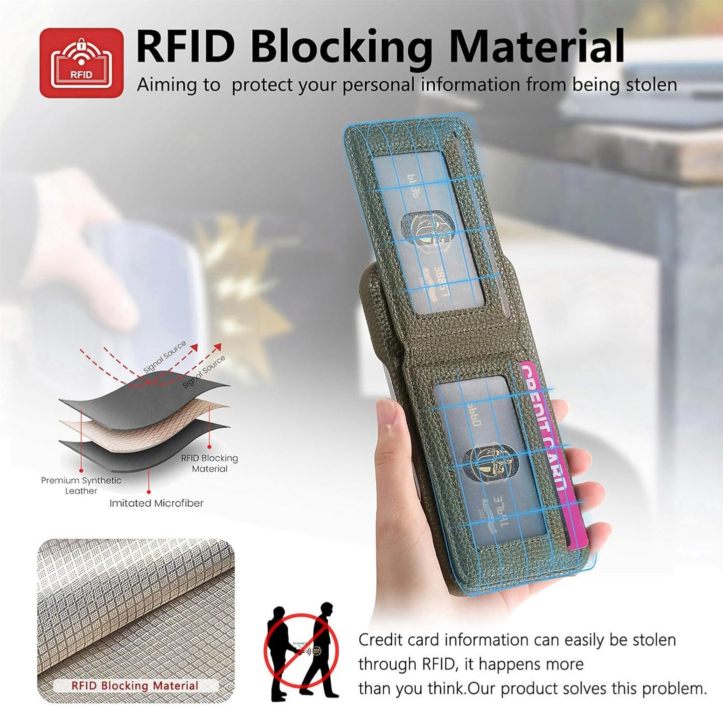 iTape 2 in 1 Wallet Phone Case for OPPO Find X8 Pro, Shockproof Ultra-thin Phone Case, RFID Anti-theft Wallet Brown