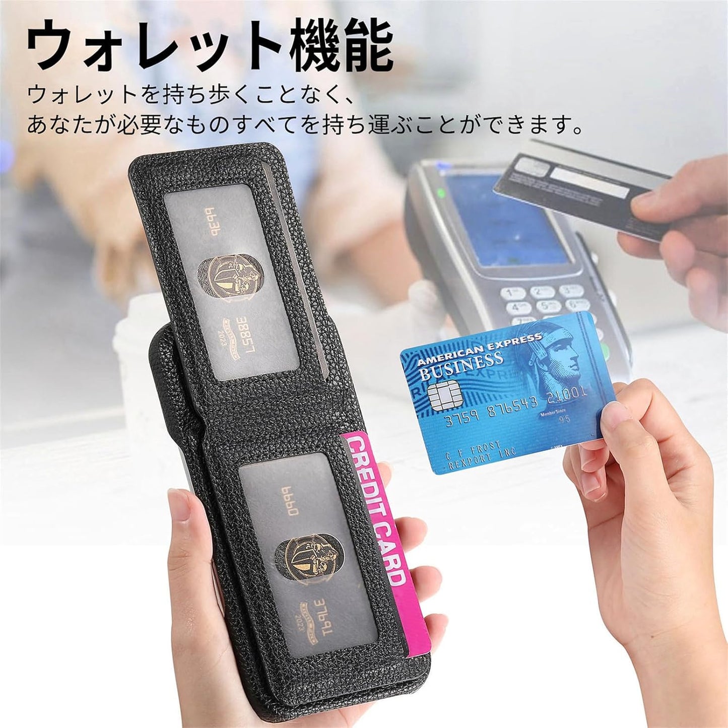 iTape 2 in 1 Wallet Phone Case for Fujitsu arrows We2, Shockproof Ultra-thin Phone Case, RFID Anti-theft Wallet Pink