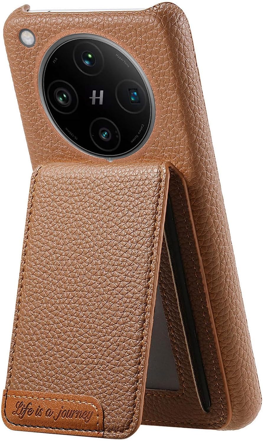 iTape 2 in 1 Wallet Phone Case for OPPO Find X8 Pro, Shockproof Ultra-thin Phone Case, RFID Anti-theft Wallet Brown