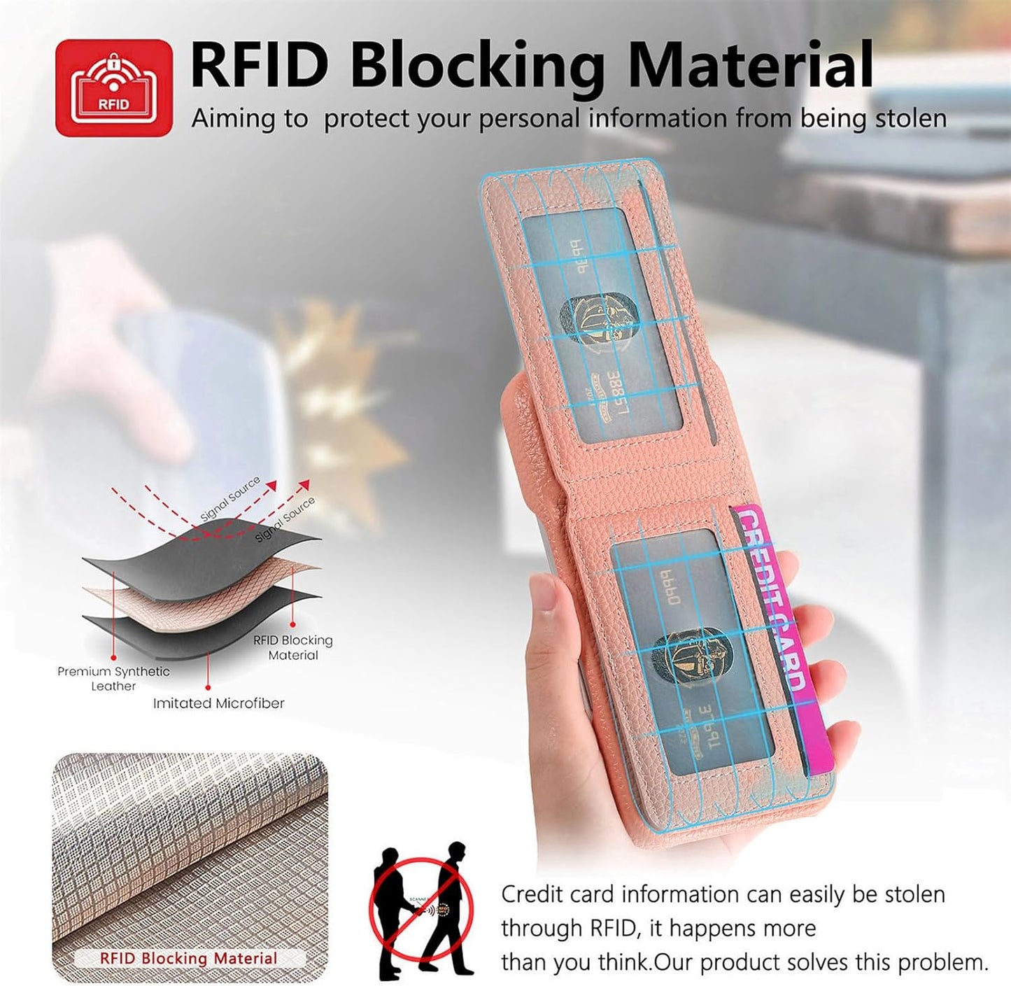 iTape 2 in 1 Wallet Phone Case for OPPO Find X8 Pro, Shockproof Ultra-thin Phone Case, RFID Anti-theft Wallet Brown