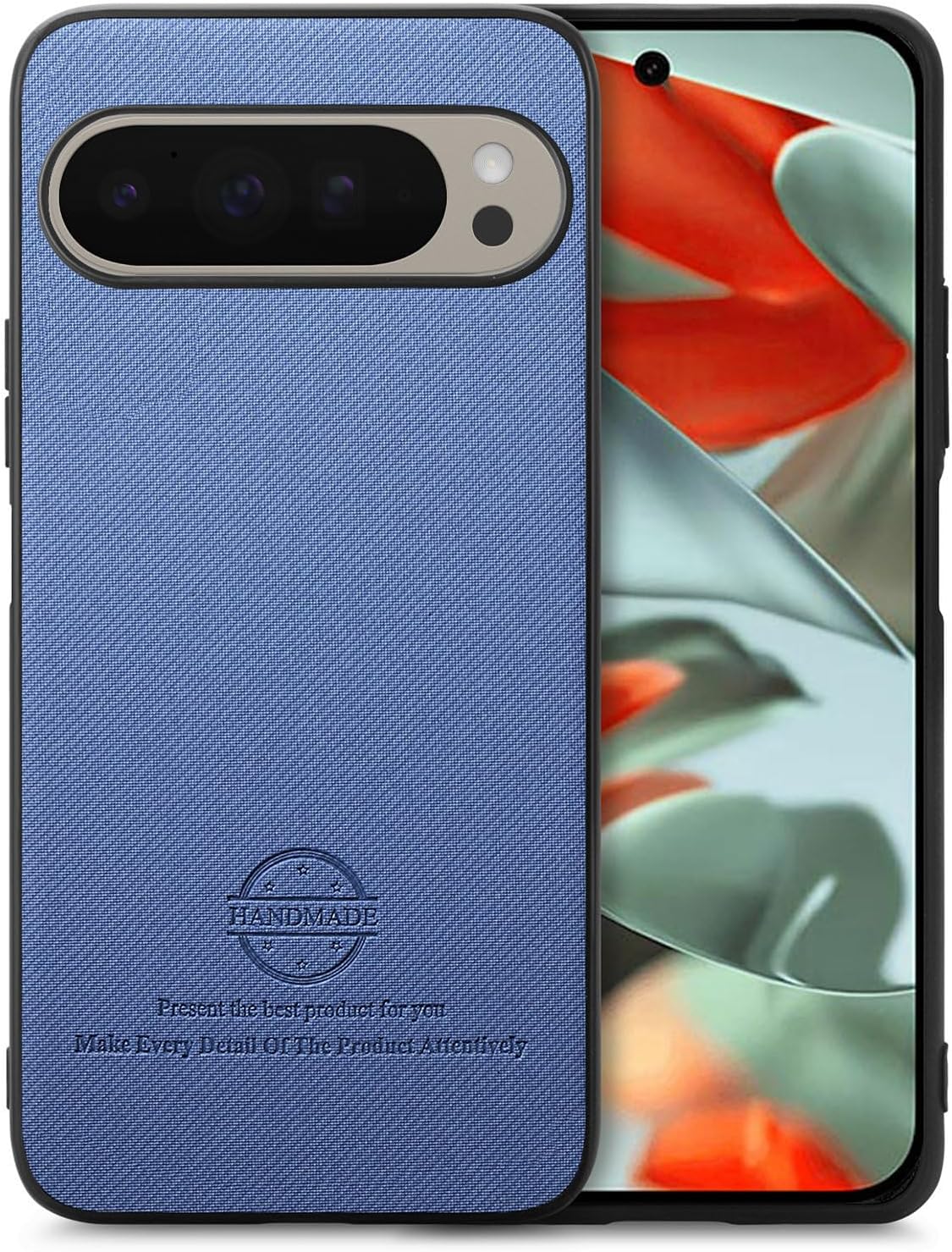 iTape Twill Phone Case for Google Pixel 9 Pro XL, Shockproof Ultra-thin Phone Case, Supports Wireless Charging Green