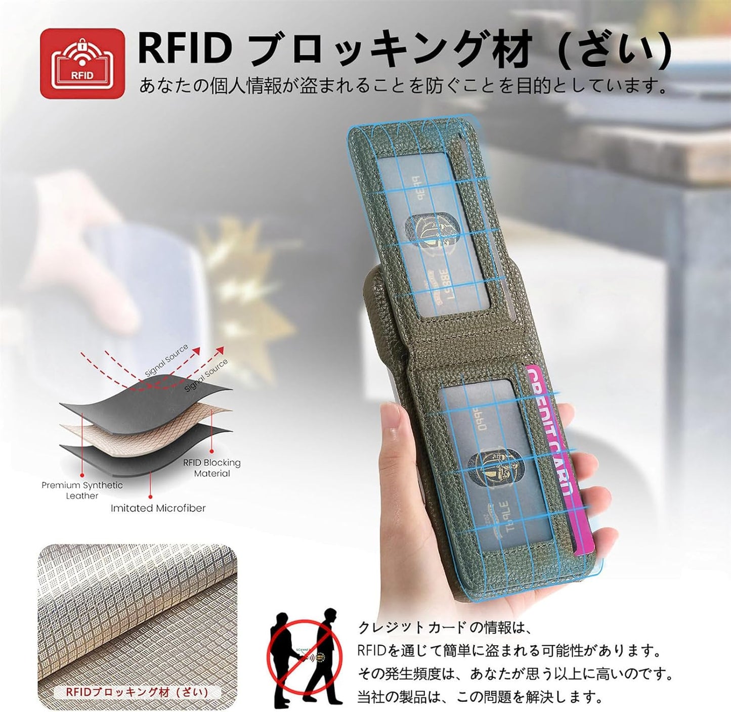 iTape 2 in 1 Wallet Phone Case for Fujitsu arrows We2, Shockproof Ultra-thin Phone Case, RFID Anti-theft Wallet Pink