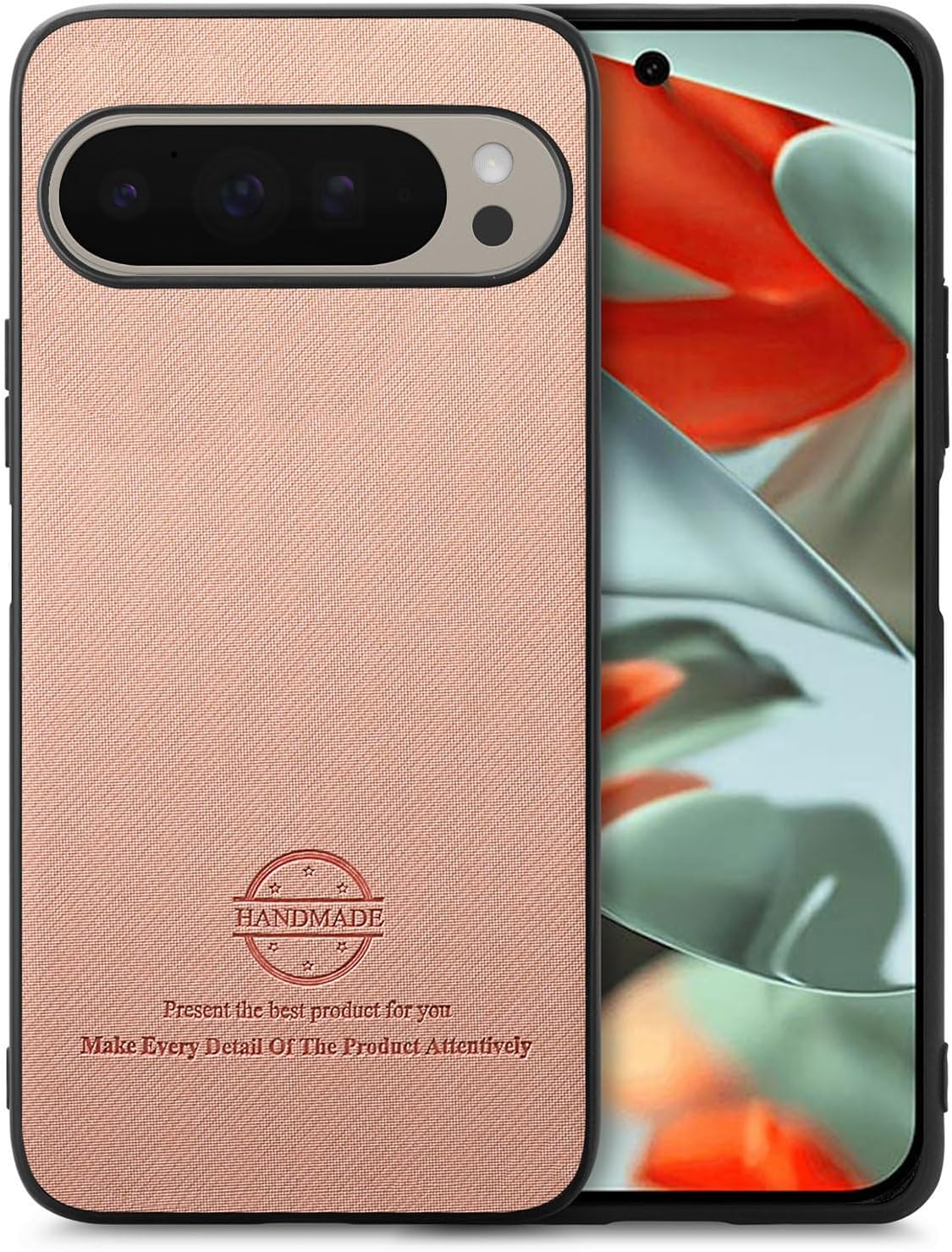 iTape Twill Phone Case for Google Pixel 9 Pro XL, Shockproof Ultra-thin Phone Case, Supports Wireless Charging Green