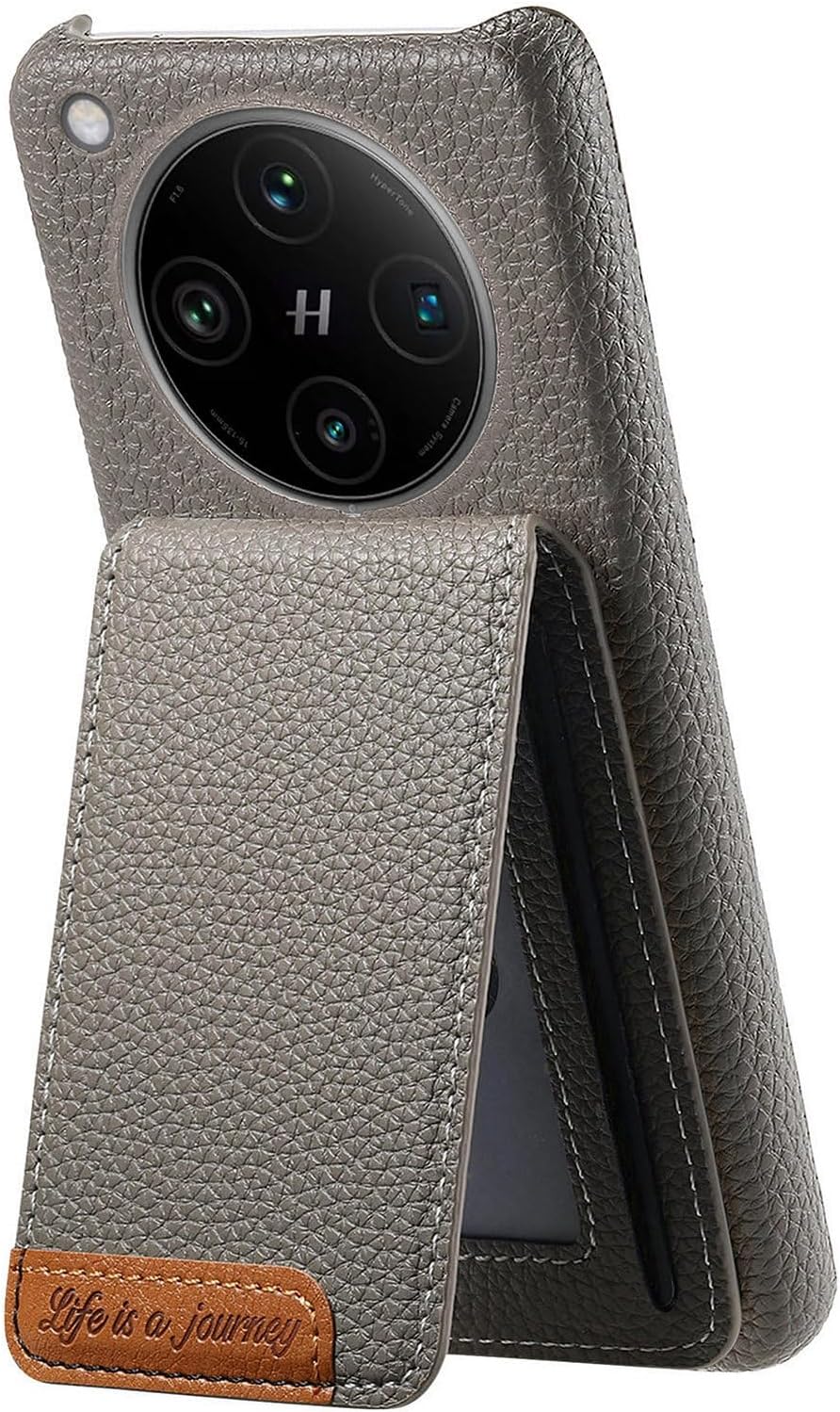 iTape 2 in 1 Wallet Phone Case for OPPO Find X8 Pro, Shockproof Ultra-thin Phone Case, RFID Anti-theft Wallet Brown