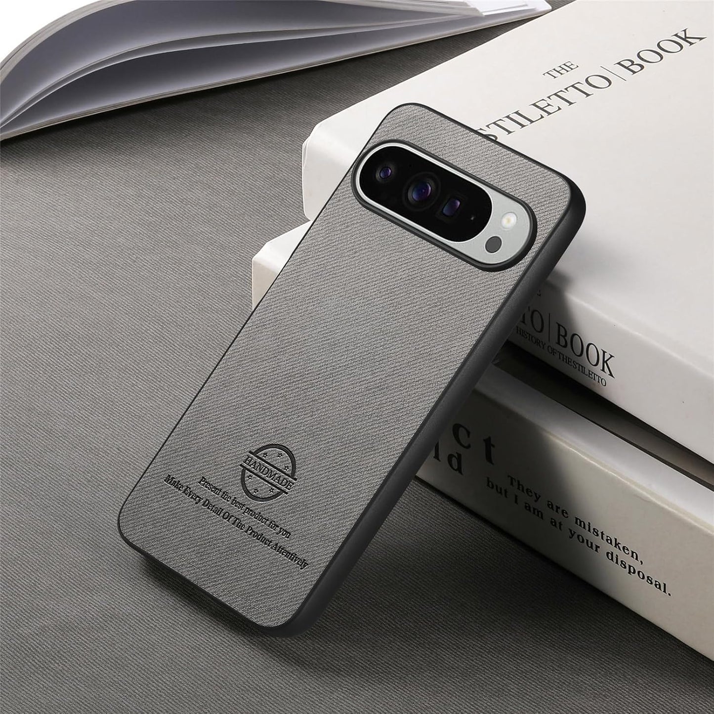iTape Twill Phone Case for Google Pixel 9 Pro XL, Shockproof Ultra-thin Phone Case, Supports Wireless Charging Green