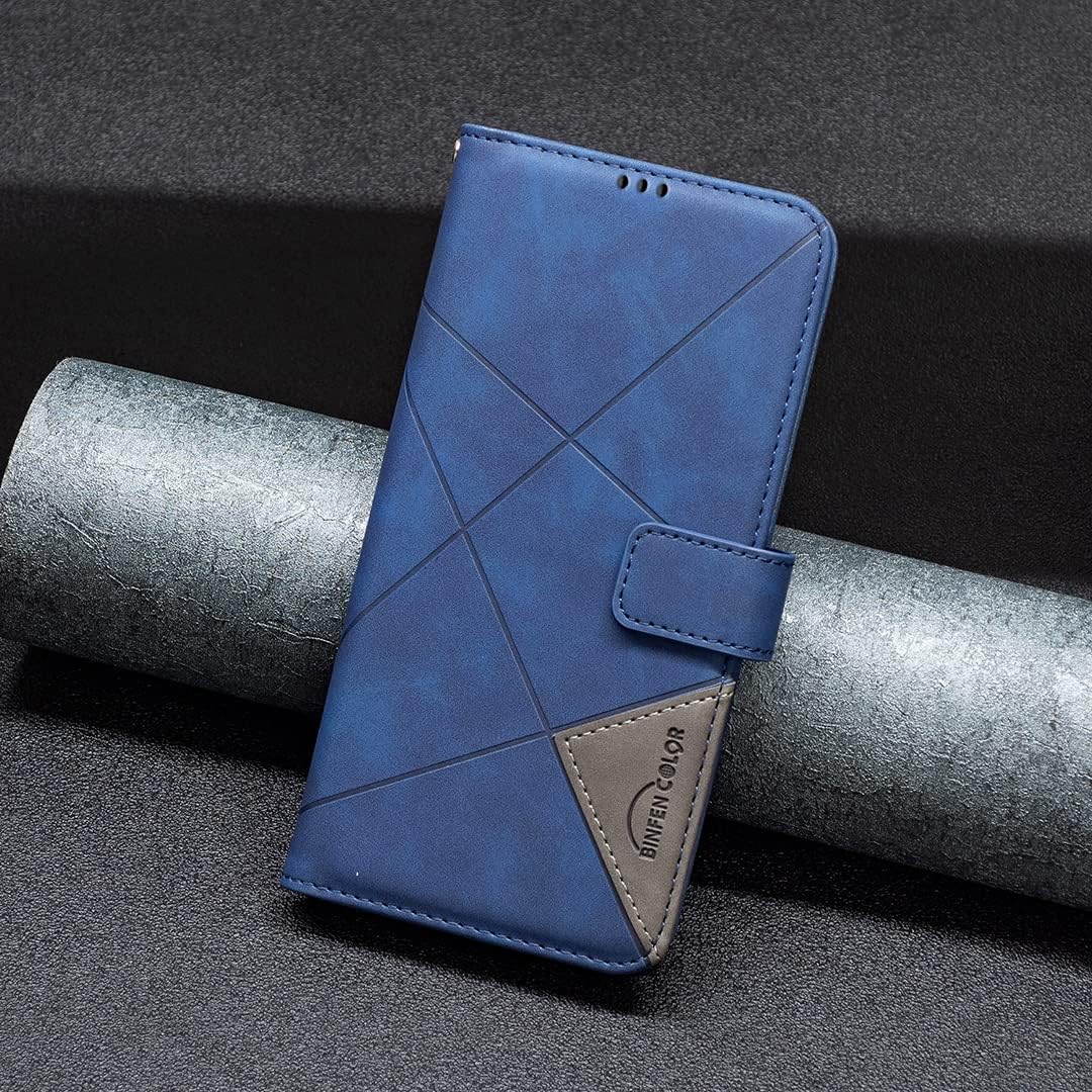 iTape Denim pebbled phone case for Samsung Galaxy S25 Edge, magnetic buckle wallet case, flip-top stand for shock protection Gray
