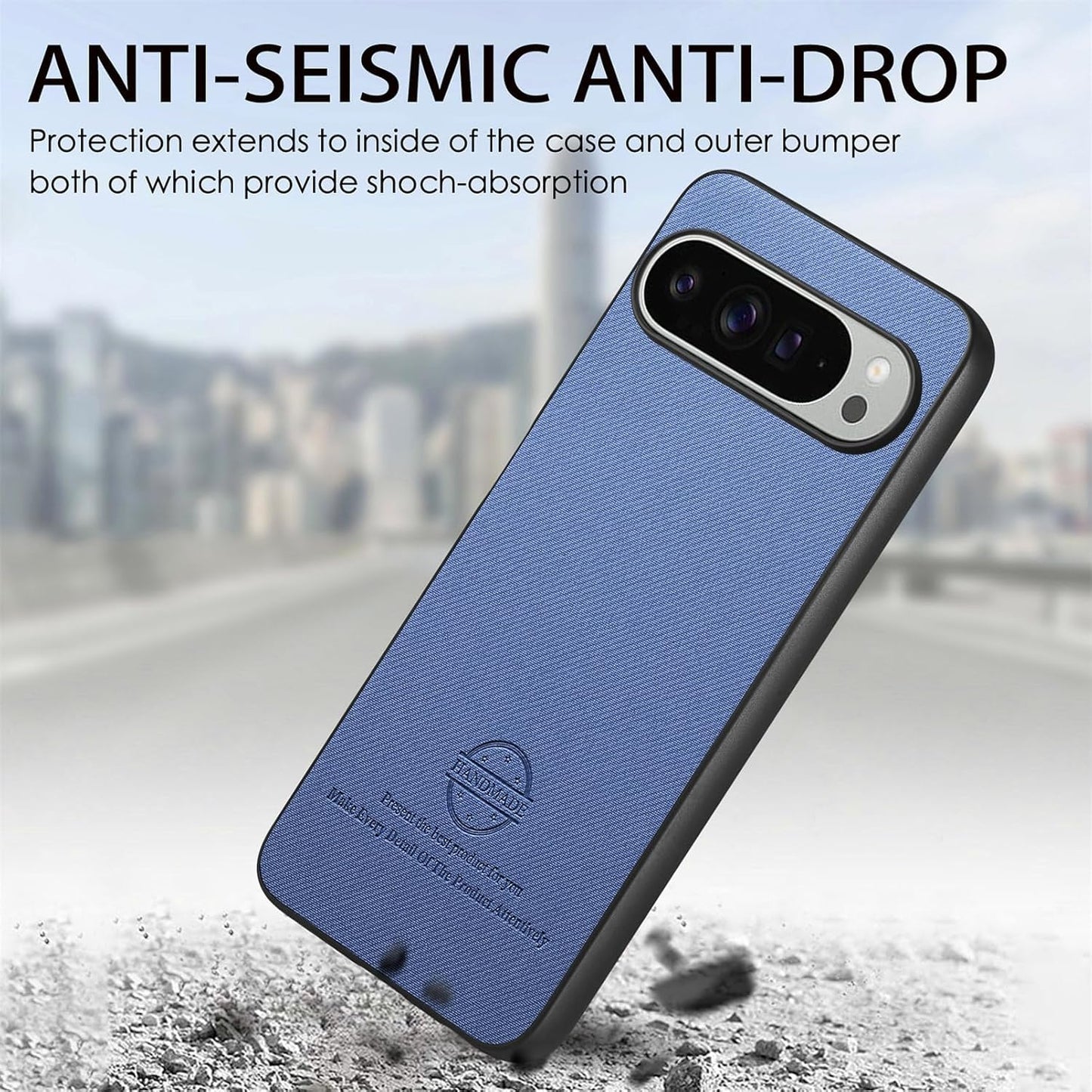 iTape Twill Phone Case for Google Pixel 9 Pro XL, Shockproof Ultra-thin Phone Case, Supports Wireless Charging Green