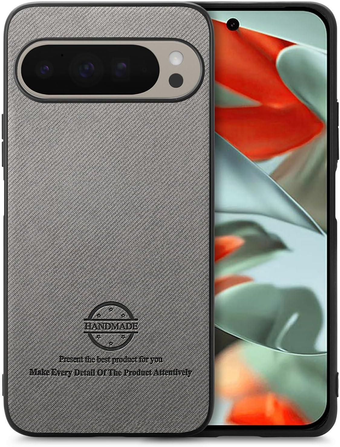iTape Twill Phone Case for Google Pixel 9 Pro XL, Shockproof Ultra-thin Phone Case, Supports Wireless Charging Green