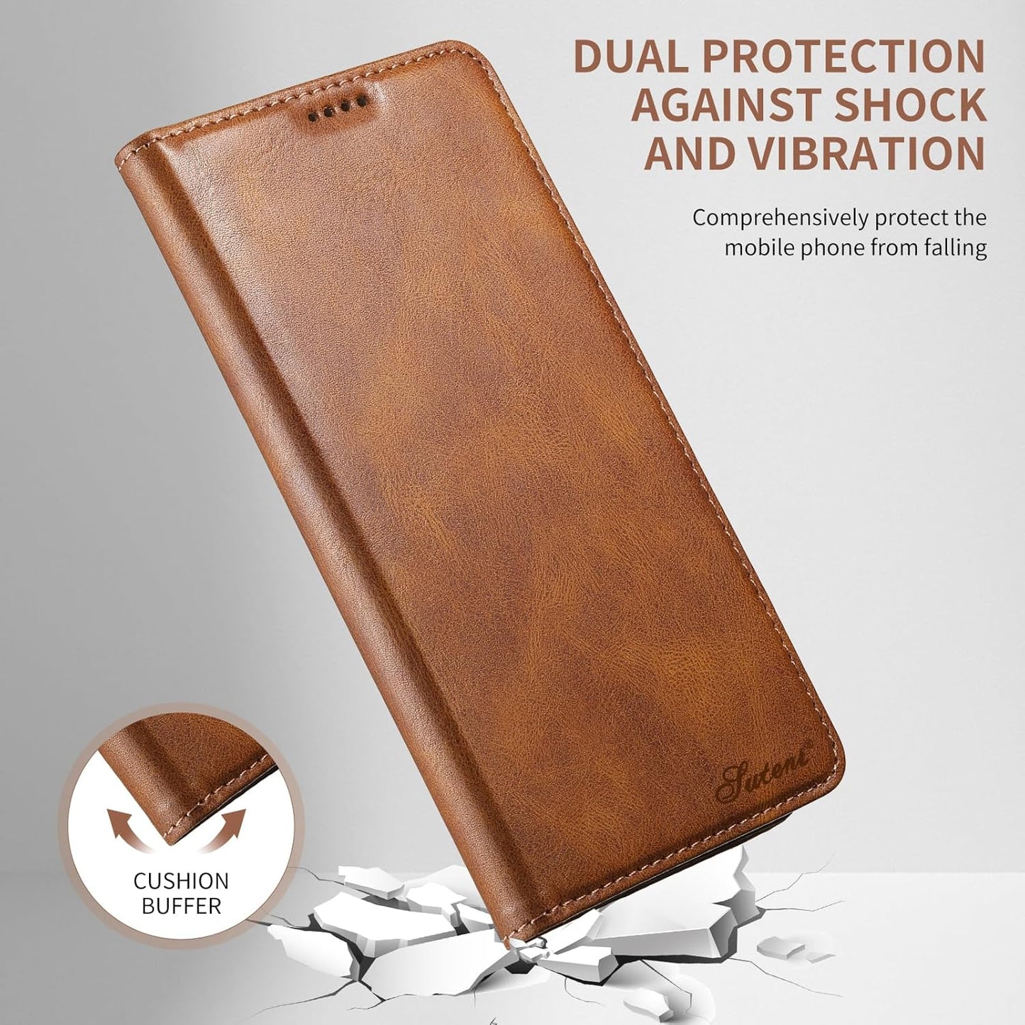 Wallet case for iPhone 13 Pro max, magnetic closure leather case, leather flip folio case holds up shockproof phone case Blue
