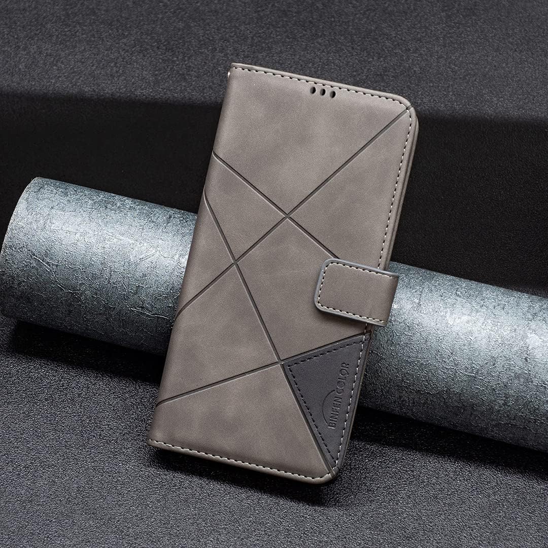 Denim pebbled phone case for iPhone 16E, magnetic buckle wallet case, flip-top stand for shock protection Red