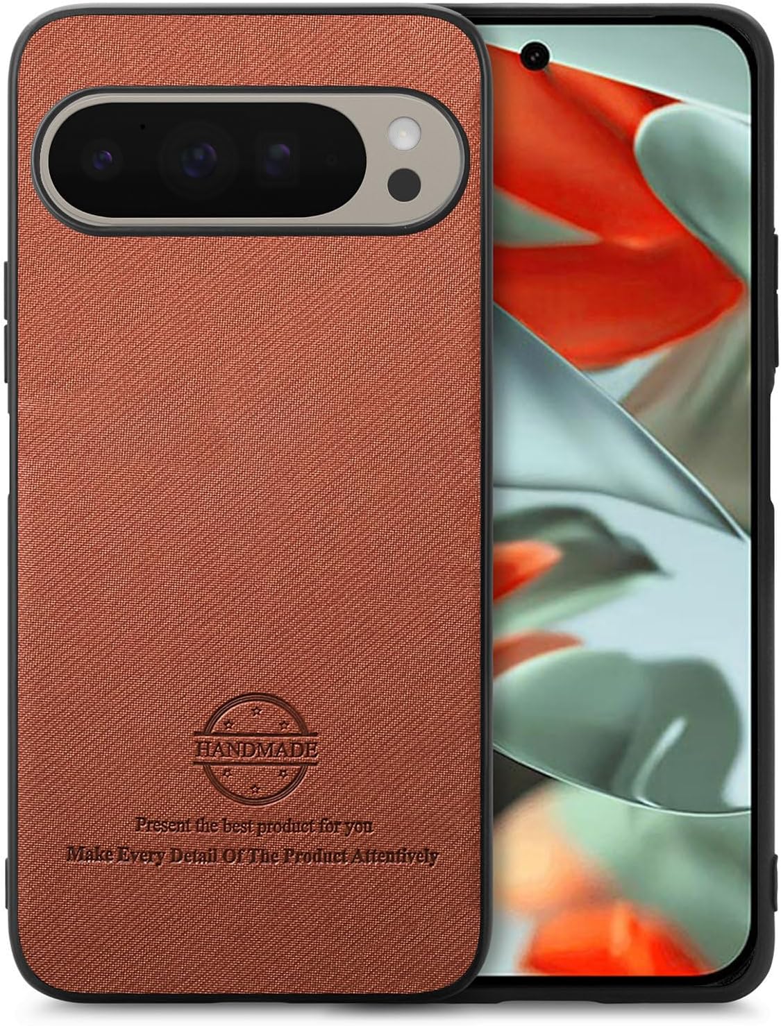 iTape Twill Phone Case for Google Pixel 9 Pro XL, Shockproof Ultra-thin Phone Case, Supports Wireless Charging Green