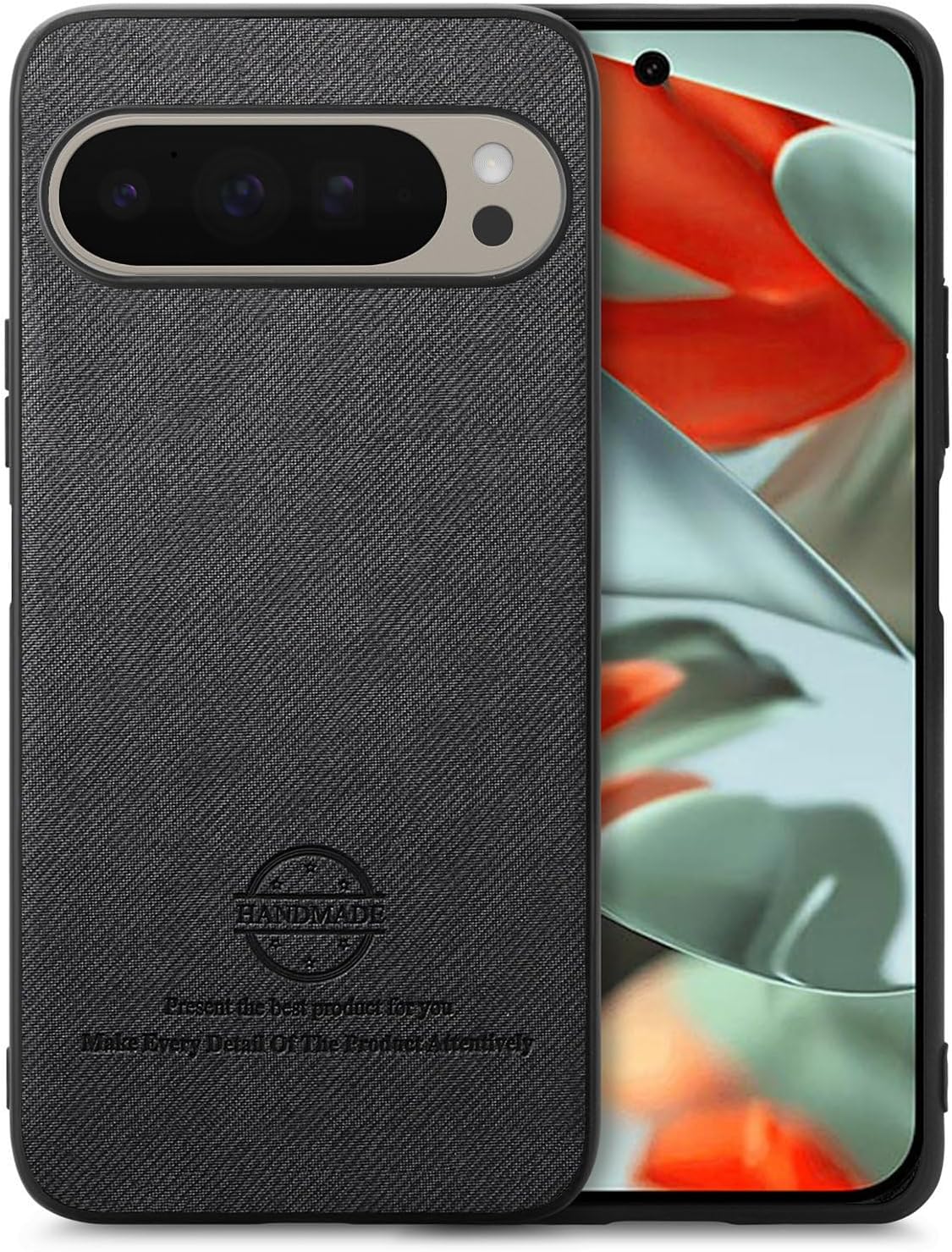 iTape Twill Phone Case for Google Pixel 9 Pro XL, Shockproof Ultra-thin Phone Case, Supports Wireless Charging Green