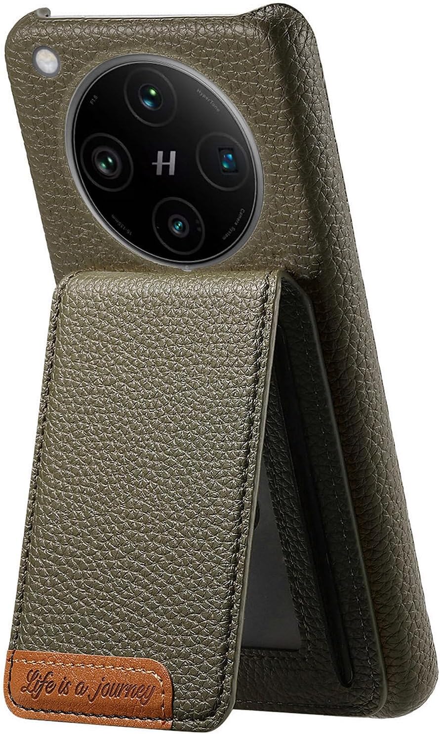 iTape 2 in 1 Wallet Phone Case for OPPO Find X8 Pro, Shockproof Ultra-thin Phone Case, RFID Anti-theft Wallet Brown