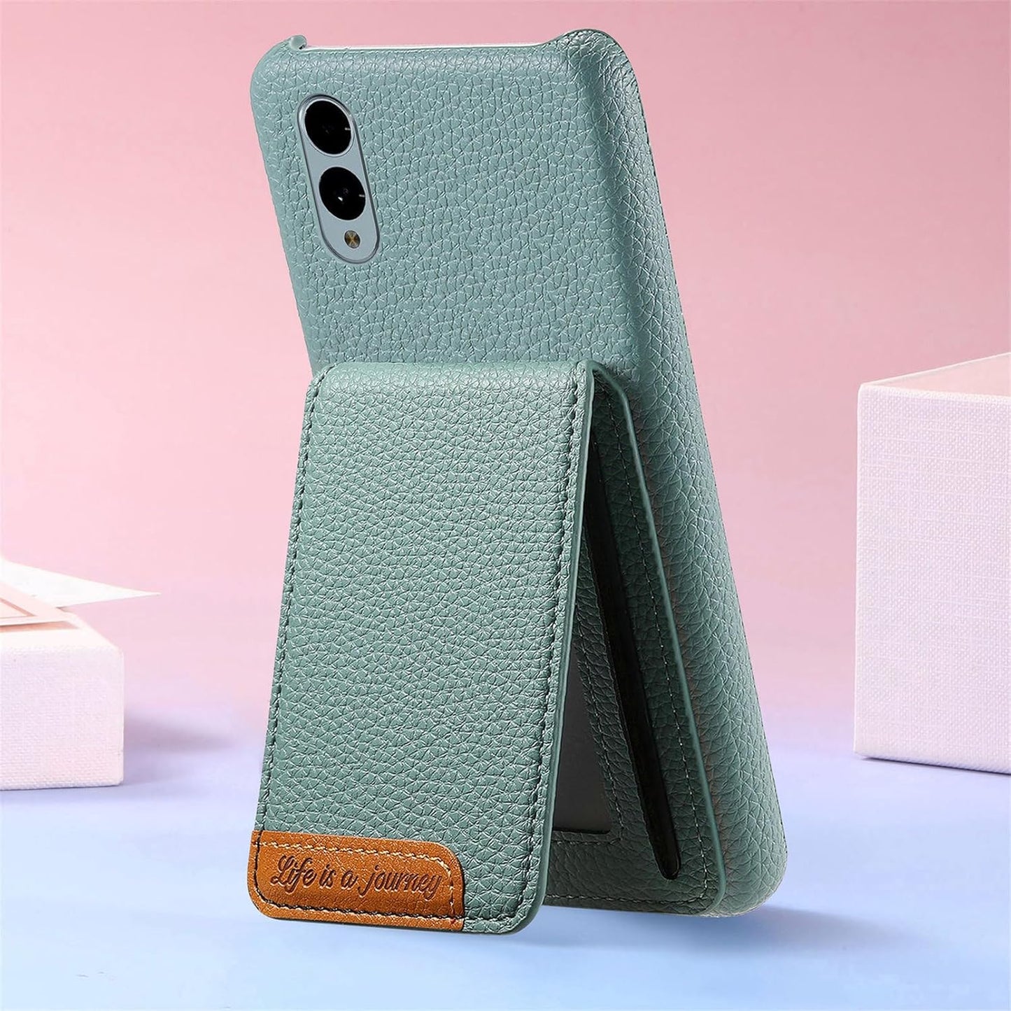 iTape 2 in 1 Wallet Phone Case for Fujitsu arrows We2, Shockproof Ultra-thin Phone Case, RFID Anti-theft Wallet Pink