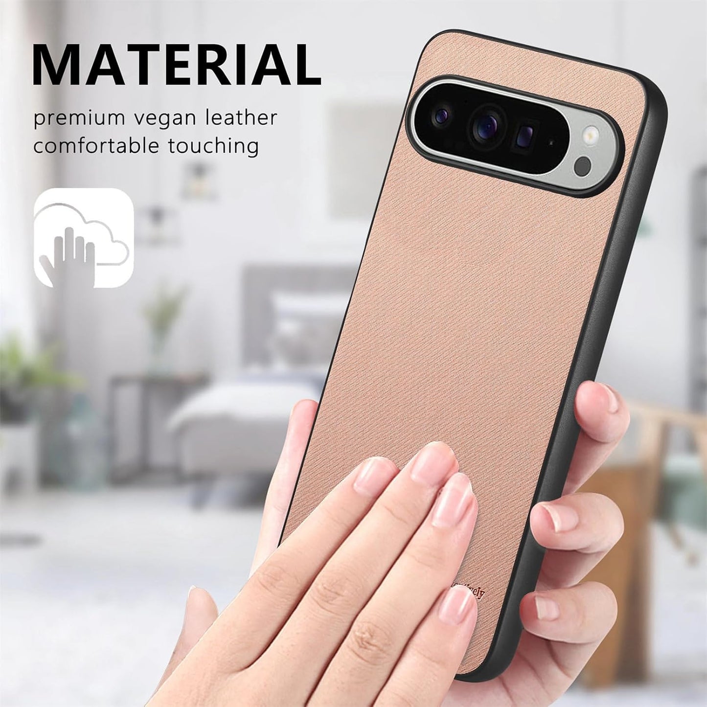 iTape Twill Phone Case for Google Pixel 9 Pro XL, Shockproof Ultra-thin Phone Case, Supports Wireless Charging Green