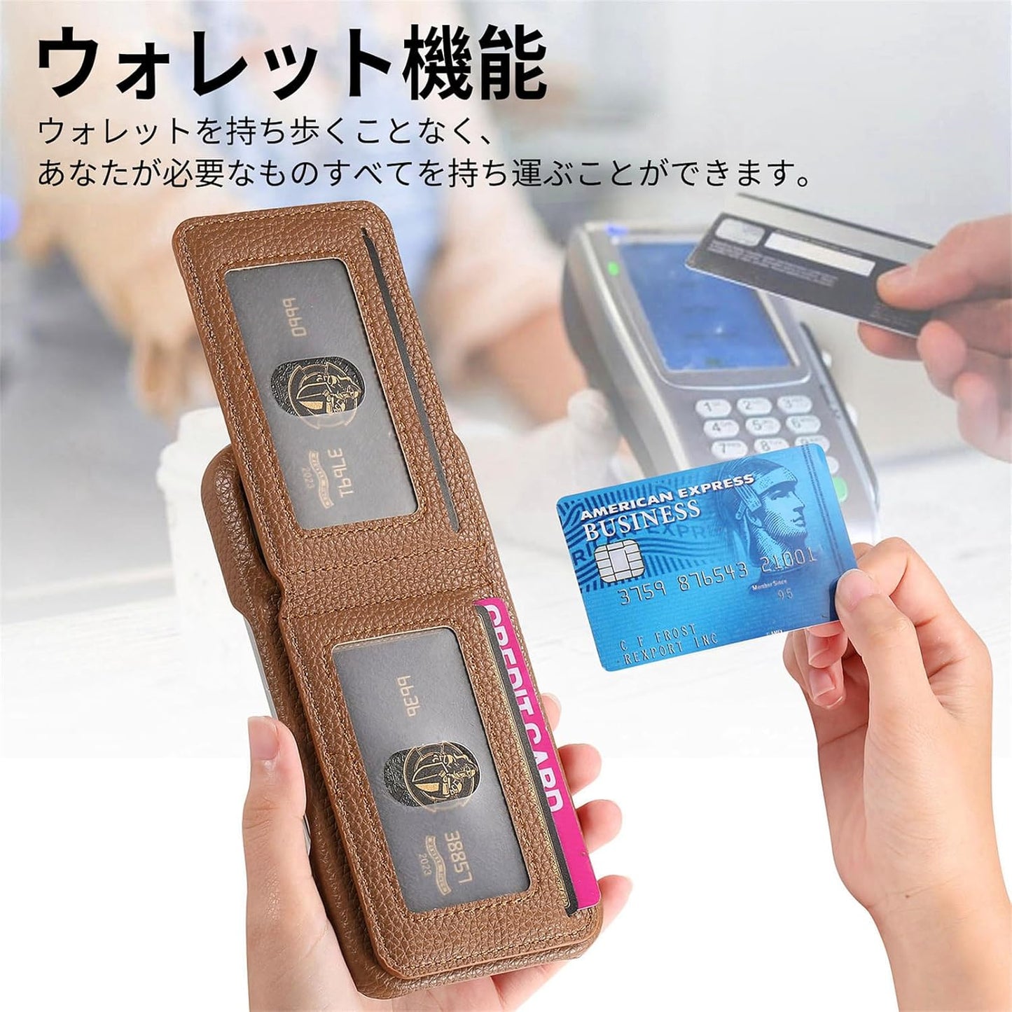 iTape 2 in 1 Wallet Phone Case for Fujitsu arrows We2, Shockproof Ultra-thin Phone Case, RFID Anti-theft Wallet Pink