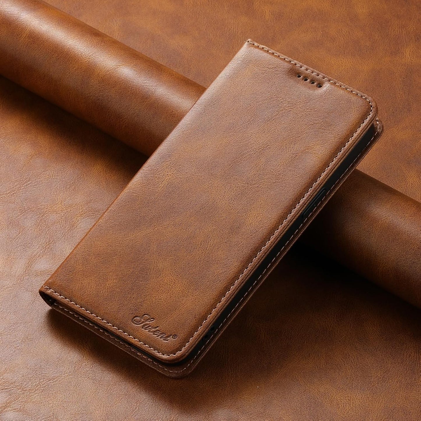 Wallet case for iPhone 13 Pro max, magnetic closure leather case, leather flip folio case holds up shockproof phone case Blue