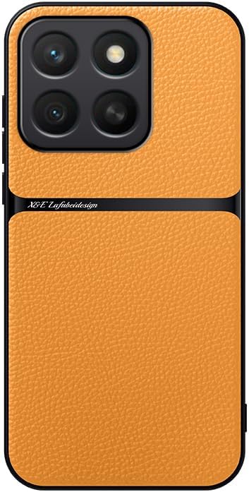 iTape Leather phone case suitable for Honor X8c, soft touch, shockproof, dustproof, anti-slip phone case magnetic car mount Wireless charging navy