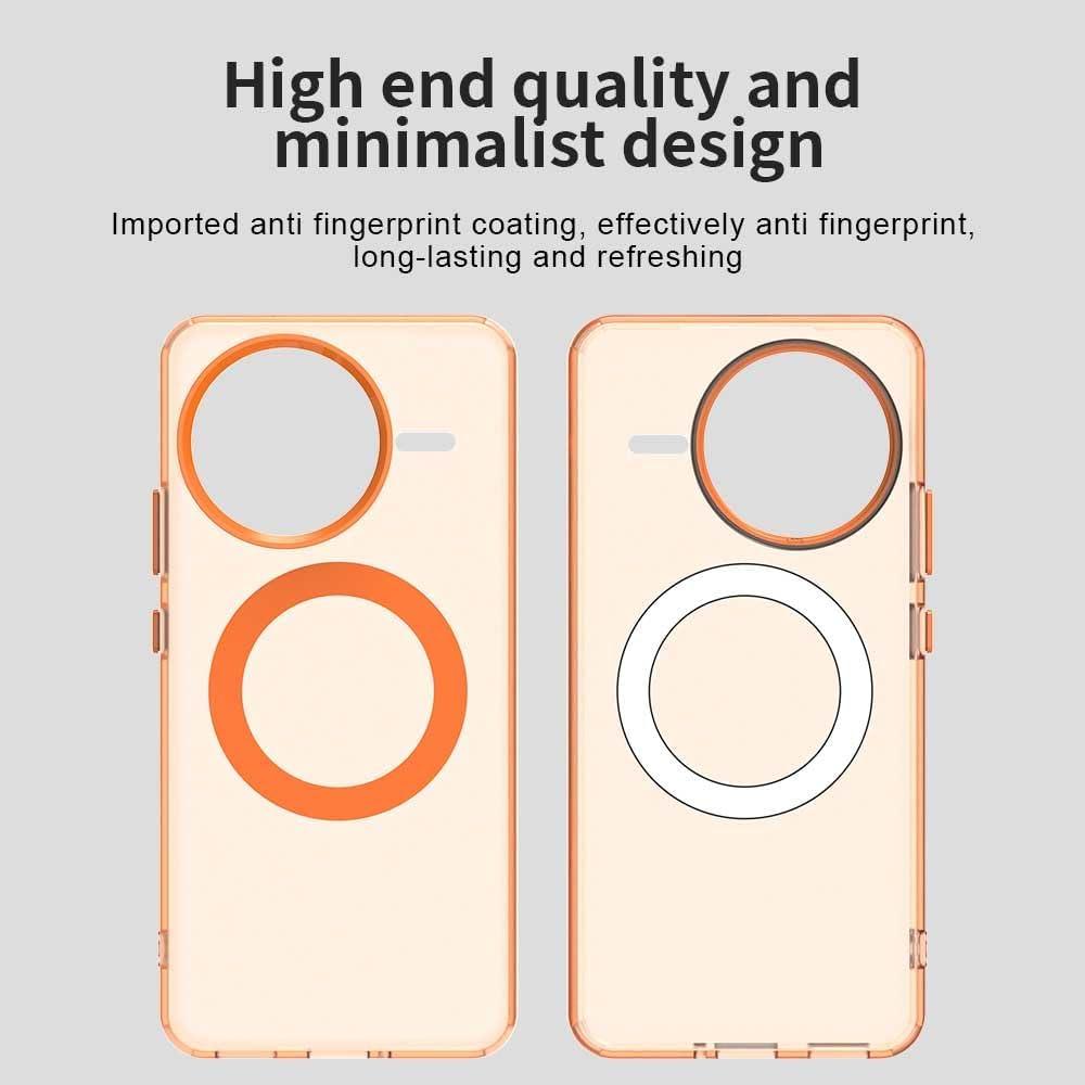iTape TPU magnetic candy color mobile phone case for Xiaomi Redmi K80, supports wireless charging, four-corner airbag protection, military anti-fall mobile phone case Purple