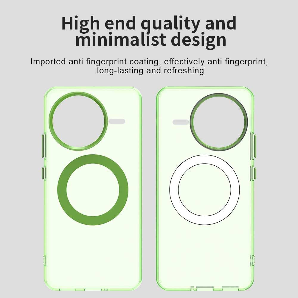 iTape TPU magnetic candy color mobile phone case for Xiaomi Redmi K80, supports wireless charging, four-corner airbag protection, military anti-fall mobile phone case Purple