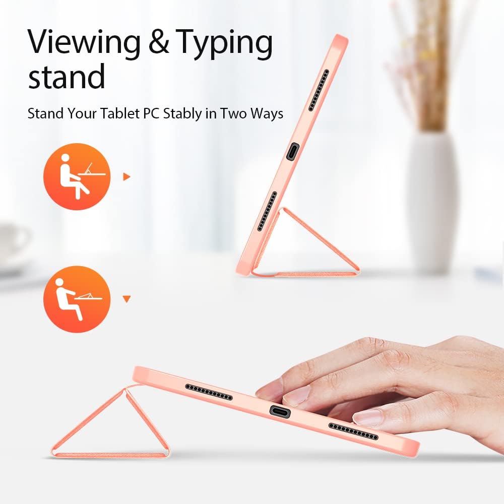 Magnetic Case for iPad Air 13-inch(2025）（2024） - [Built-in Pen Holder] Multi-angle Viewing Hard Shell Smart Stand Case, Auto Sleep\/Wake