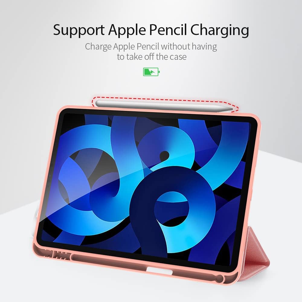 Magnetic Case for iPad Air 13-inch(2025）（2024） - [Built-in Pen Holder] Multi-angle Viewing Hard Shell Smart Stand Case, Auto Sleep\/Wake