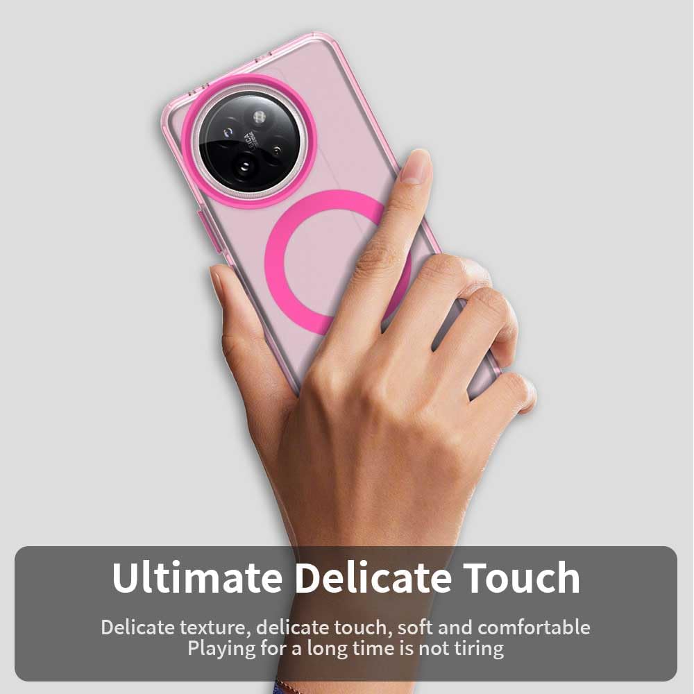 iTape TPU candy phone case for Xiaomi 14 Civi, supports wireless charging, four-corner airbag protection, military anti-fall phone case Green