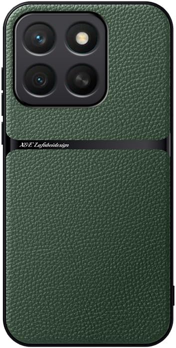 iTape Leather phone case suitable for Honor X8c, soft touch, shockproof, dustproof, anti-slip phone case magnetic car mount Wireless charging navy