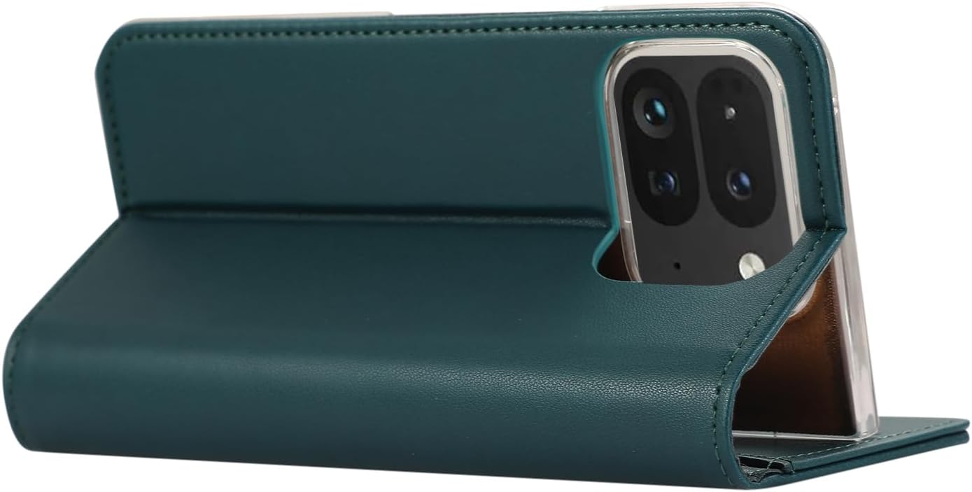 iTape Magnetic Leather Case for Google Pixel 9 Pro Fold, RFID Anti-theft Wallet Phone Case, Multi-Card Slot Magnetic Flip Cover