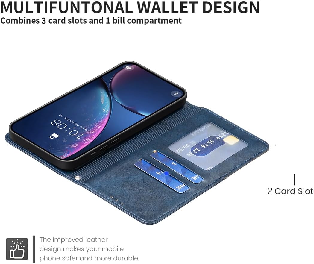 iTape Magnetic diamond-shaped leather phone case for Samsung Galaxy S25 Edge, magnetic closure wallet-style case, flip-top stand, provides shockproof protection Gray
