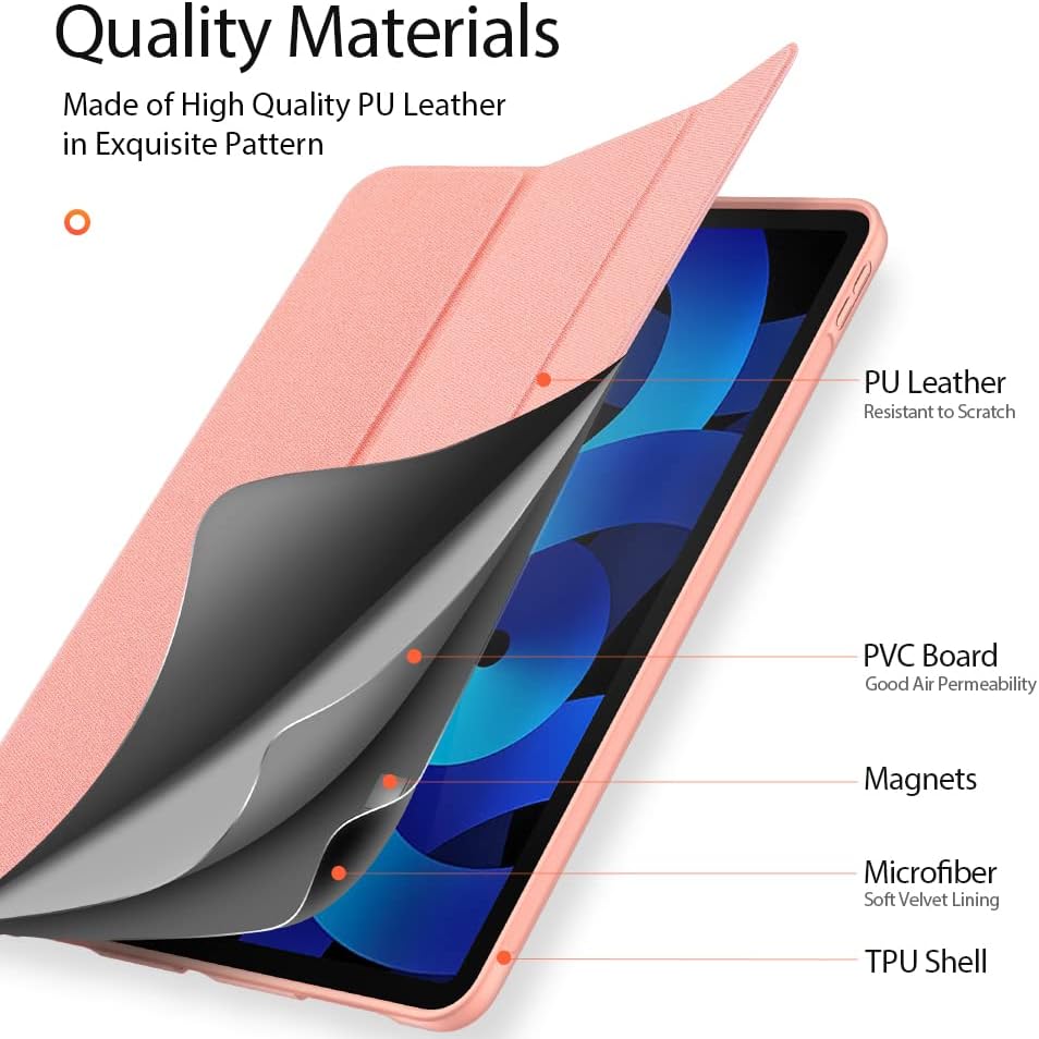 Magnetic Case for iPad Air 13-inch(2025）（2024） - [Built-in Pen Holder] Multi-angle Viewing Hard Shell Smart Stand Case, Auto Sleep\/Wake