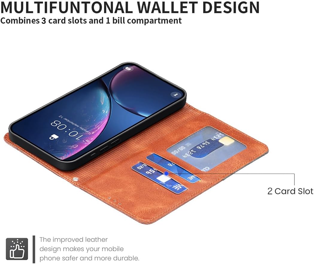 iTape Magnetic diamond-shaped leather phone case for Samsung Galaxy S25 Edge, magnetic closure wallet-style case, flip-top stand, provides shockproof protection Gray