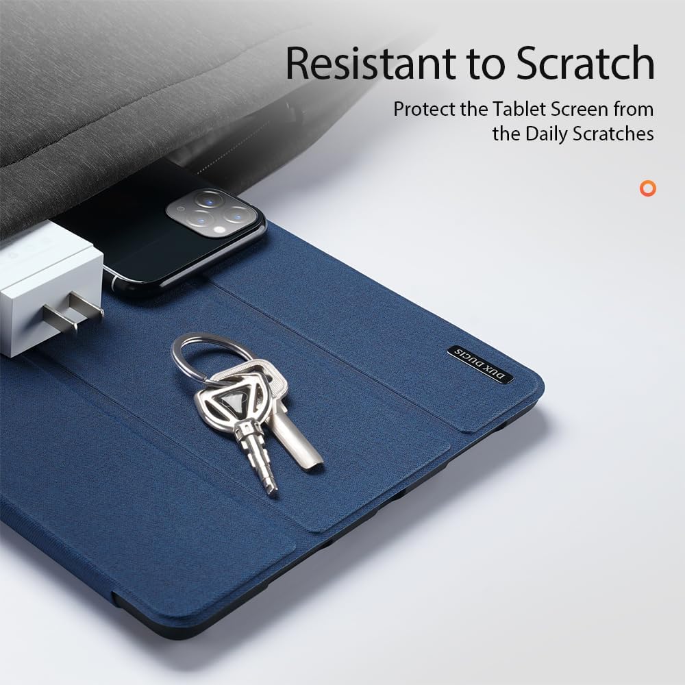 Magnetic Case for iPad Air 13-inch(2025）（2024） - [Built-in Pen Holder] Multi-angle Viewing Hard Shell Smart Stand Case, Auto Sleep\/Wake