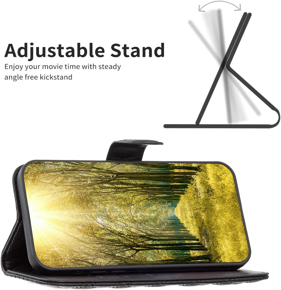 Diamond Wallet Case for iPhone 16E, Magnetic Snap Wallet Case, Flip-Stand for Shockproof Protection Green