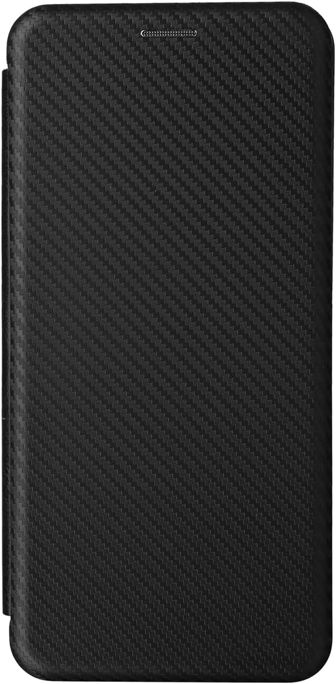 iTape Carbon fiber phone case for Motorola Moto G 04. Magnetic flip phone case, credit card slot, wallet case, shockproof and drop-proof Green