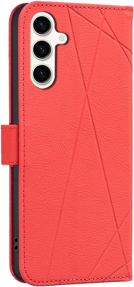 iTape Wallet phone case for Samsung Galaxy A56, RFID anti-theft wallet, pressed edge leather case flip cover stand Green