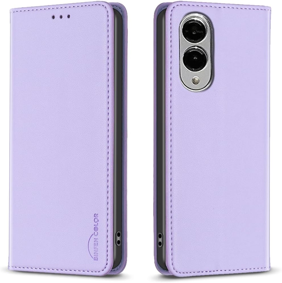 Leather Phone Case for Samsung Galaxy S25 Edge, Magnetic Leather Wallet Case, Flip Stand Shockproof Protection Green