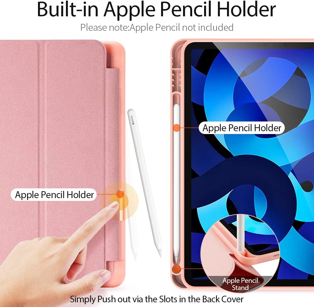 Magnetic Case for iPad Air 13-inch(2025）（2024） - [Built-in Pen Holder] Multi-angle Viewing Hard Shell Smart Stand Case, Auto Sleep\/Wake