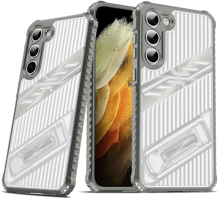 iTape Four-corner airbag anti-fall mobile phone case suitable for Samsung Galaxy S23, invisible folding bracket, suitable for Samsung Galaxy S23