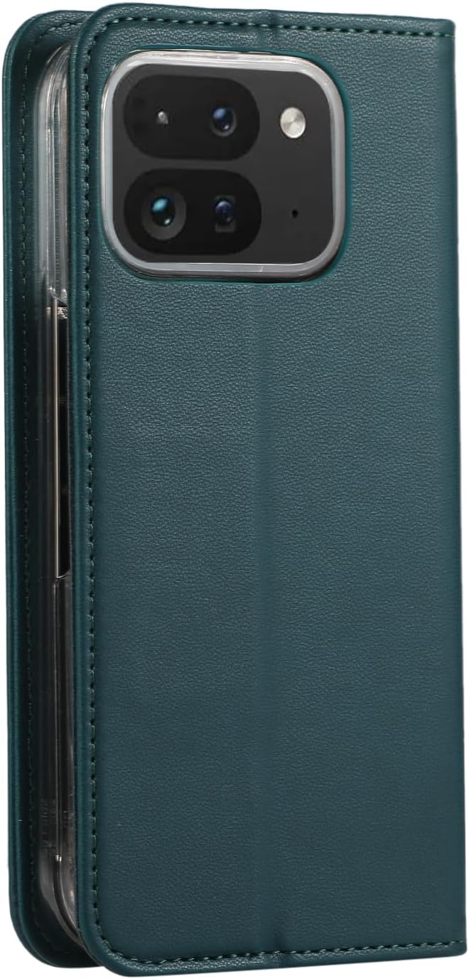 iTape Magnetic Leather Case for Google Pixel 9 Pro Fold, RFID Anti-theft Wallet Phone Case, Multi-Card Slot Magnetic Flip Cover
