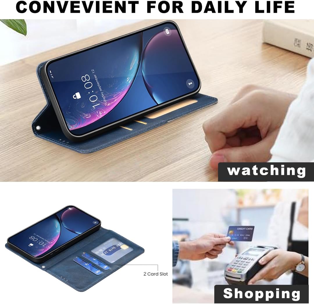 iTape Magnetic diamond-shaped leather phone case for Samsung Galaxy S25 Edge, magnetic closure wallet-style case, flip-top stand, provides shockproof protection Gray