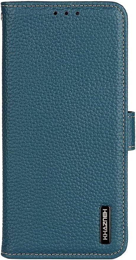 iTape Genuine leather pebbled phone case for Honor 400 Lite, cowhide RFID anti-theft brush phone case with card slot and shockproof flip cover Red