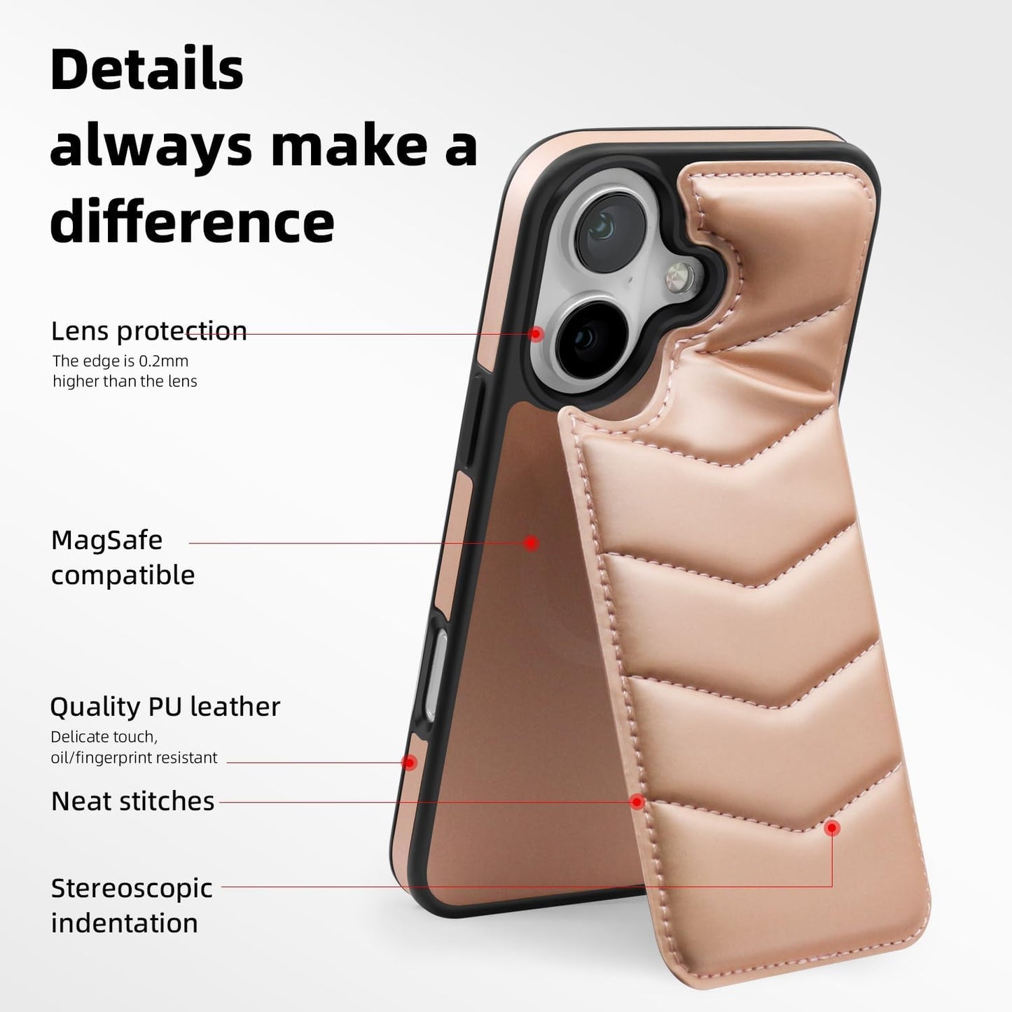 Lycra Down Phone Case for iPhone 16 Plus with [Credit Card Holder] [RFID] Invisible Flip Holder, Magnetic car mount, waterproof and drop-proof, comfortable to hold Green