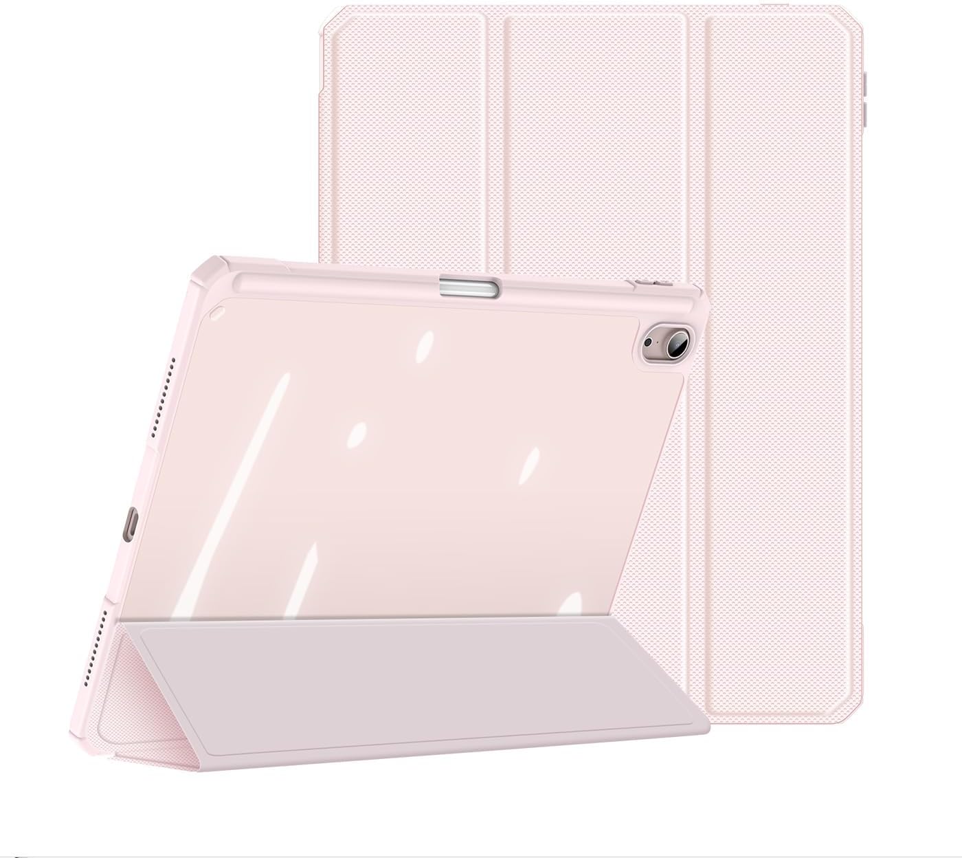 Magnetic Case for Apple iPad Air 11 (2024-2025) [Built-in Pen Holder] Multi-angle Viewing Smart Stand Case, Auto Sleep\/Wake, Four-corner Airbag Protection Blue