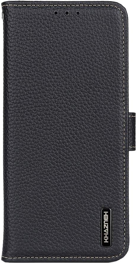 iTape Genuine leather pebbled phone case for Honor 400 Lite, cowhide RFID anti-theft brush phone case with card slot and shockproof flip cover Red