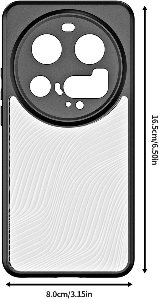 iTape Transparent line mobile phone case for Xiaomi 15 Ultra, silicone shockproof protective case without yellowing