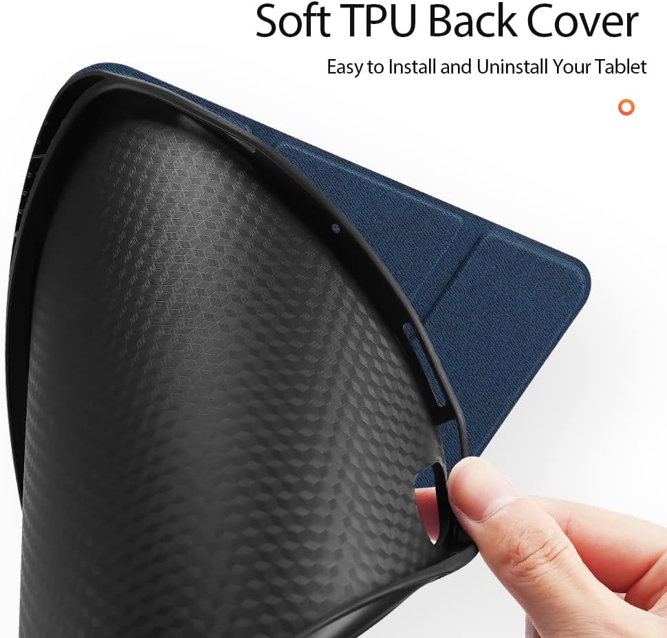 Magnetic Case for iPad Air 13-inch(2025）（2024） - [Built-in Pen Holder] Multi-angle Viewing Hard Shell Smart Stand Case, Auto Sleep\/Wake