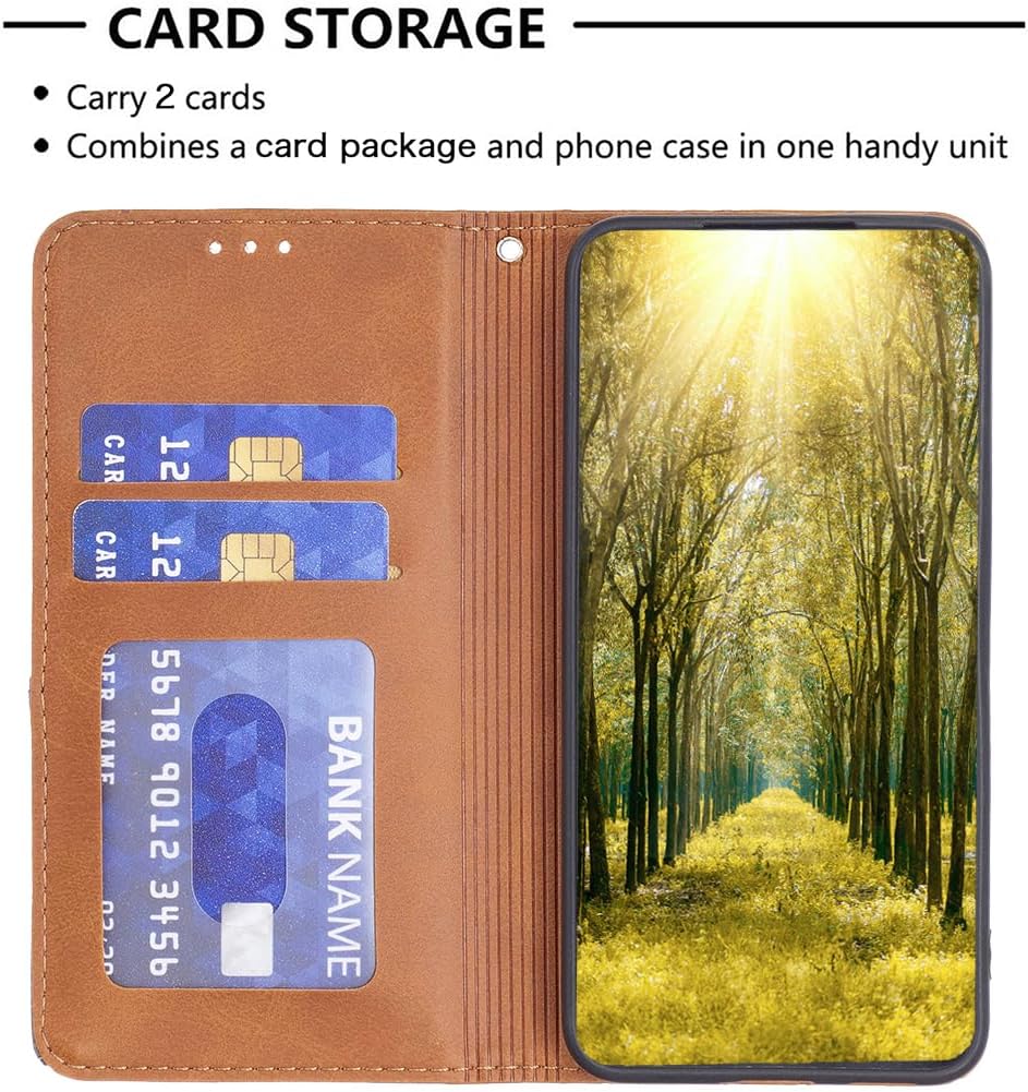 iTape Magnetic diamond-shaped leather phone case for Samsung Galaxy S25 Edge, magnetic closure wallet-style case, flip-top stand, provides shockproof protection Gray